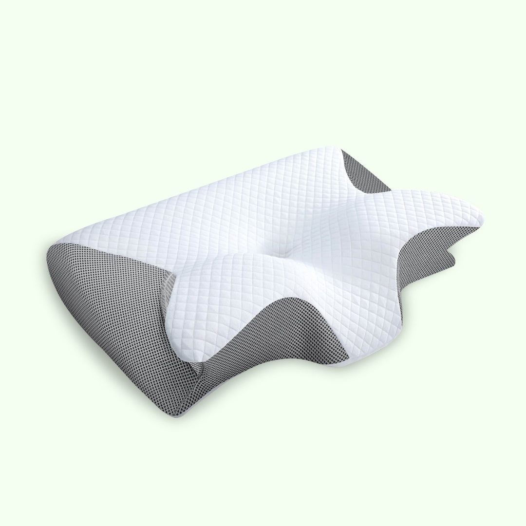 Butterfly Memory Foam Pillow with Armrests for Side and Back Sleepers | Armrests Give Shoulders a Rest | Bed Pillows