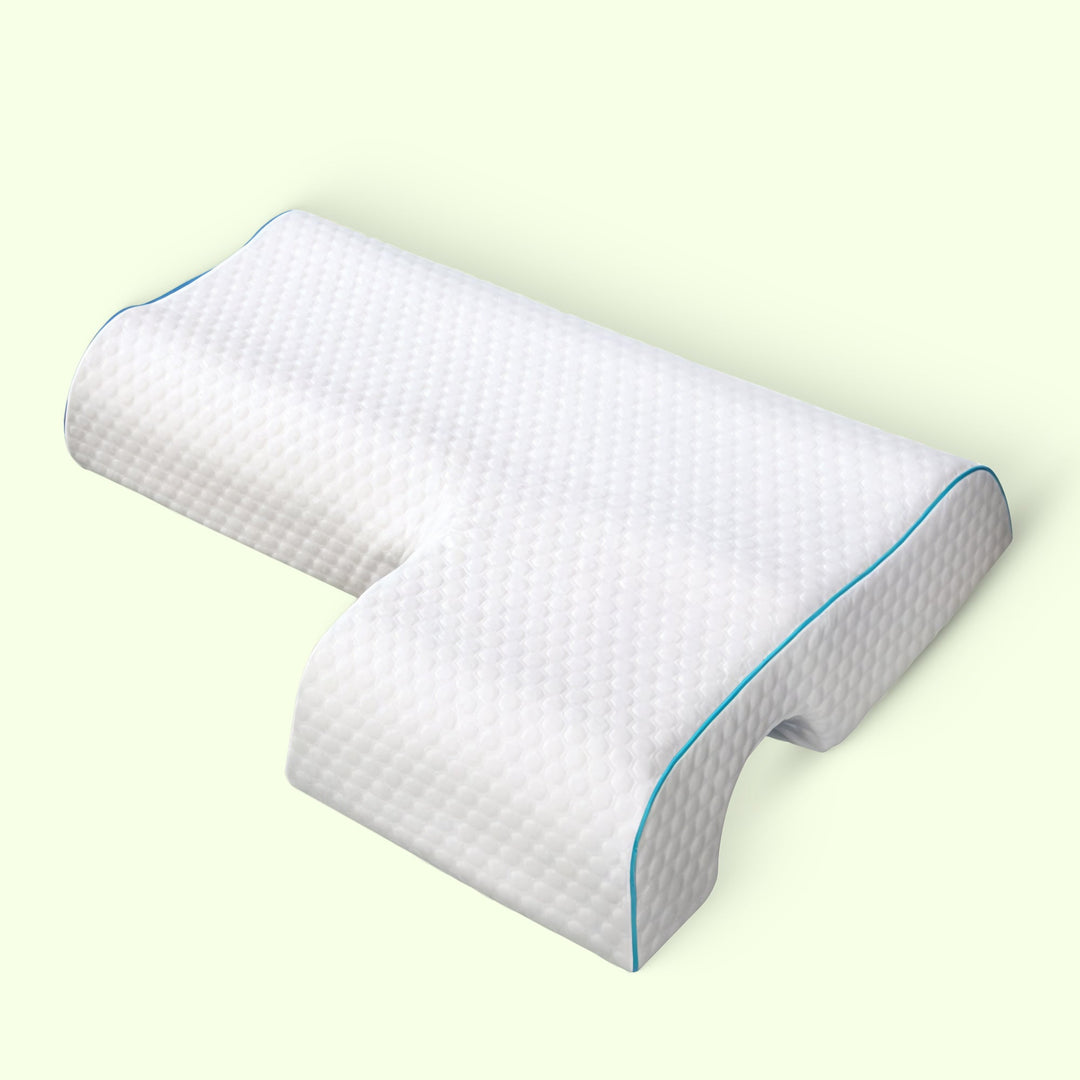 Memory Foam Cuddle Pillow for Side Sleepers and Couples | Cuddle-Friendly Support for Two | Bed Pillows