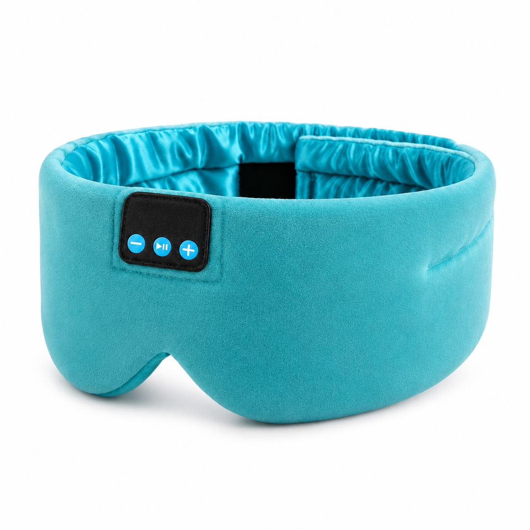 Bluetooth Sleep Mask with Headphones, Silk Lining and USB-C Charging | Silky Sleep Mask with Audio | Sleep Masks