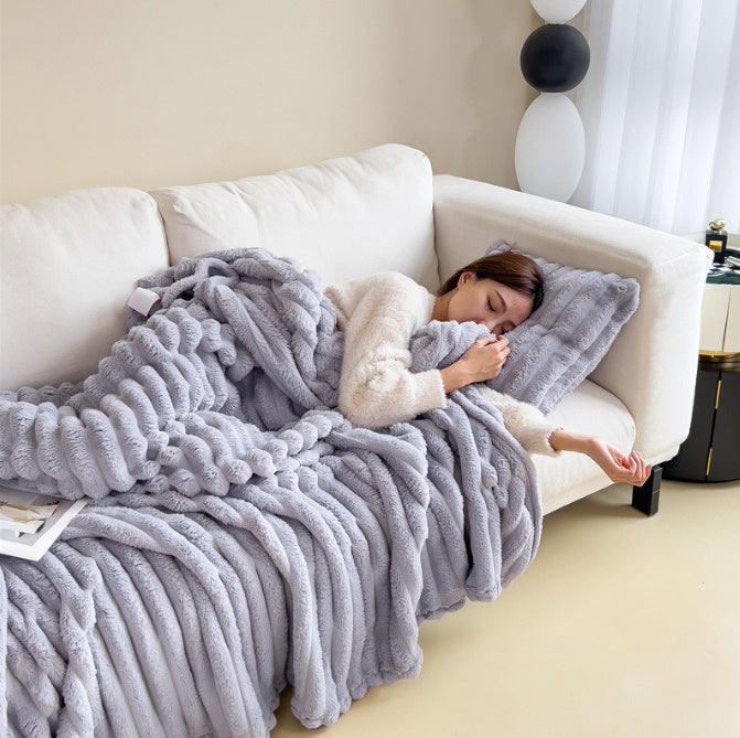 Soft Lightweight Blanket for Cold Winter Evenings, Six Colours | Easy, Soft Winter Evenings | Fleece Blankets