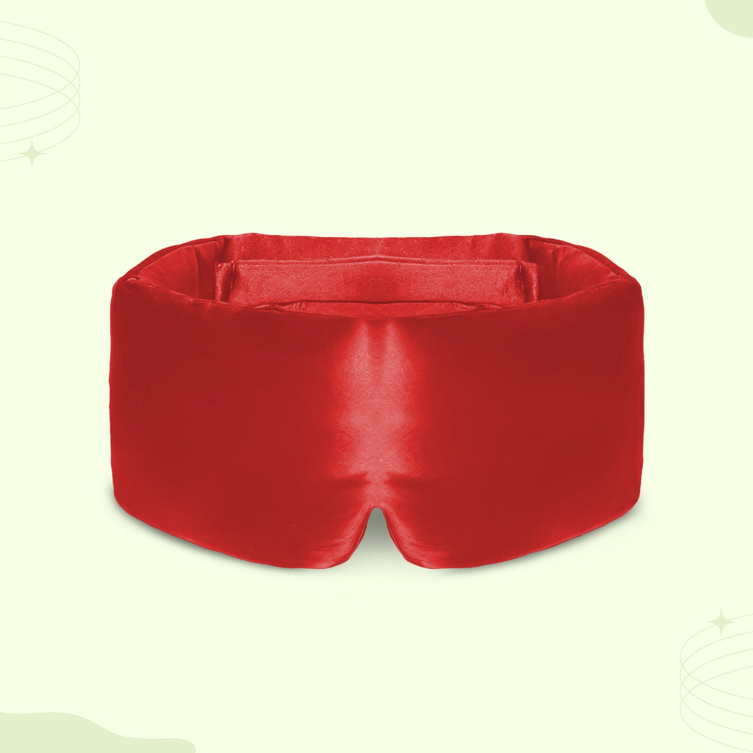 Padded Silk Sleep Mask with Soft Eye Cushioning in Five Colours | Soft Darkness for Restful Sleep | Sleep Masks