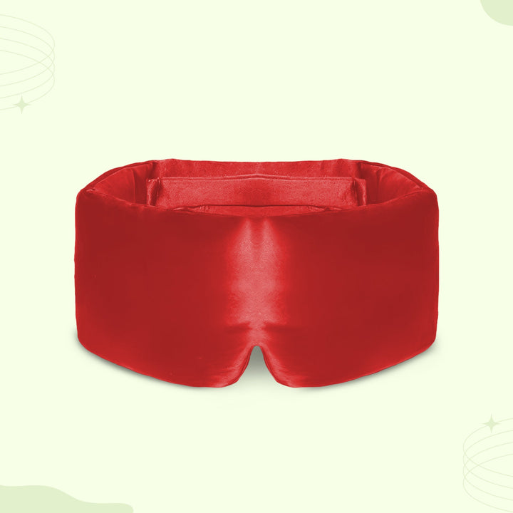 Padded Silk Sleep Mask with Soft Eye Cushioning in Five Colours | Soft Darkness for Restful Sleep | Sleep Masks