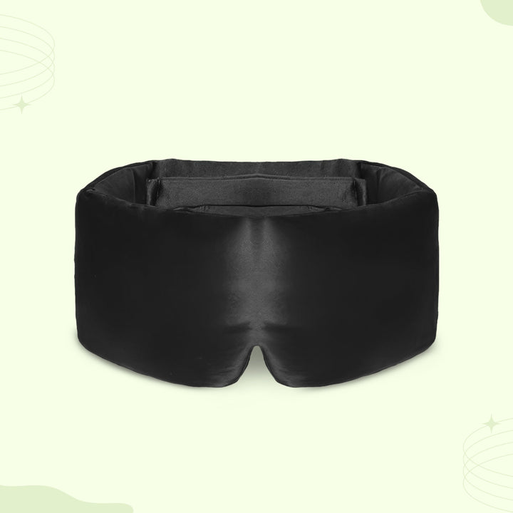 Padded Silk Sleep Mask with Soft Eye Cushioning in Five Colours | Soft Darkness for Restful Sleep | Sleep Masks