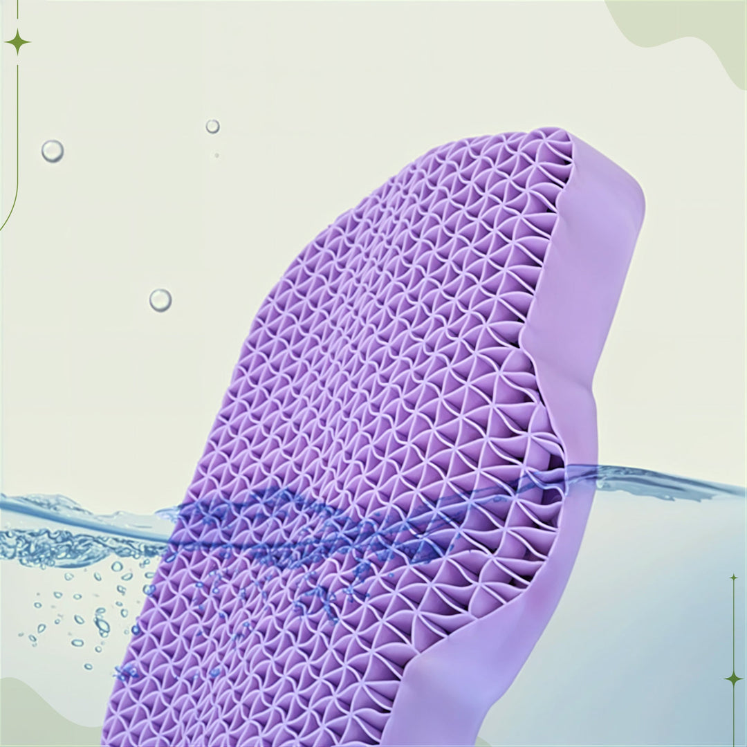 Washable Ergonomic Elastomer Pillow with Breathable Structure | Breathable, Washable Ergonomic Pillow | Bed Pillows