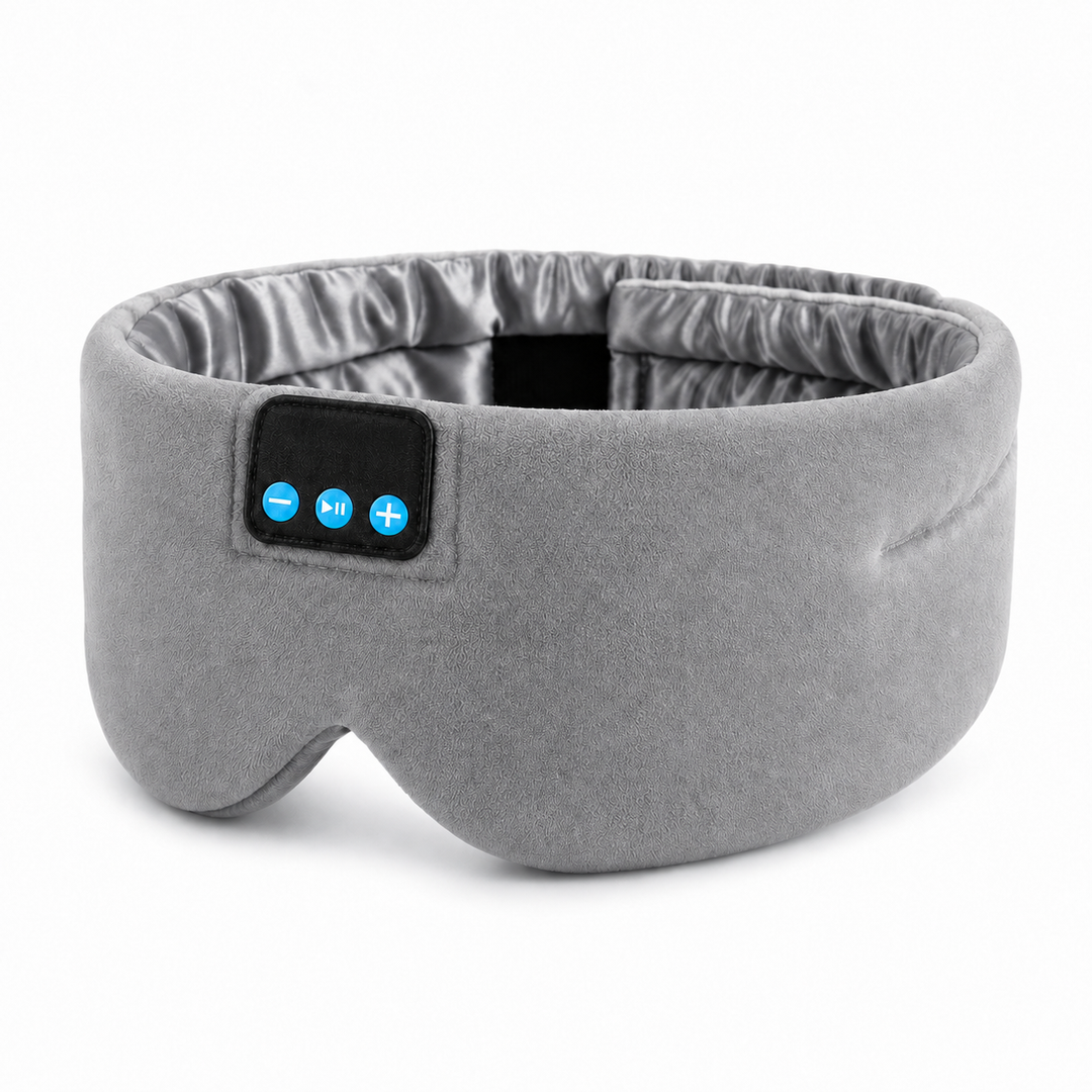 Bluetooth Sleep Mask with Headphones, Silk Lining and USB-C Charging | Silky Sleep Mask with Audio | Sleep Masks