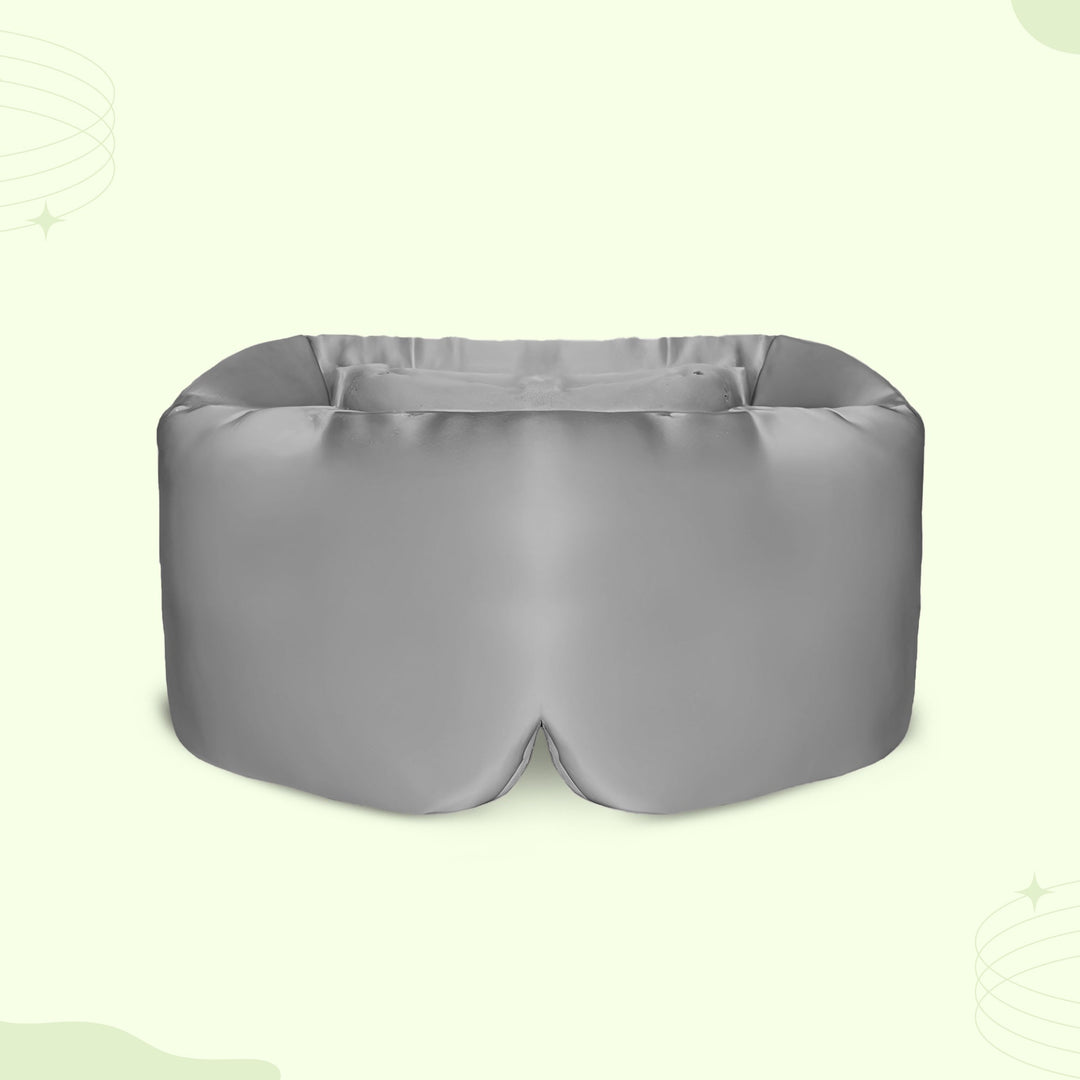 Padded Silk-Feel Sleep Eye Mask in Five Colours | Soft Padded Mask Blocks Out Light | Sleep Masks