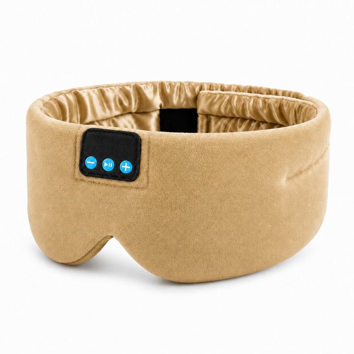 Bluetooth Sleep Mask with Headphones, Silk Lining and USB-C Charging | Silky Sleep Mask with Audio | Sleep Masks