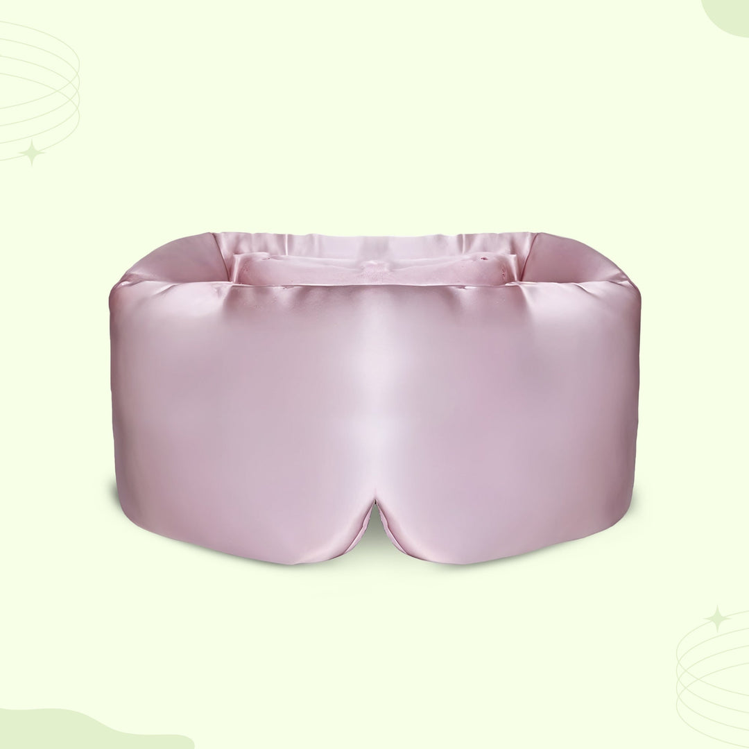 Padded Silk Sleep Mask with Soft Eye Cushioning in Five Colours | Soft Darkness for Restful Sleep | Sleep Masks