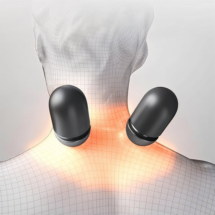 Neck and Shoulder Traction Pillow with Ergonomic Contour | Stretch and Unwind Tight Shoulders | Massagers