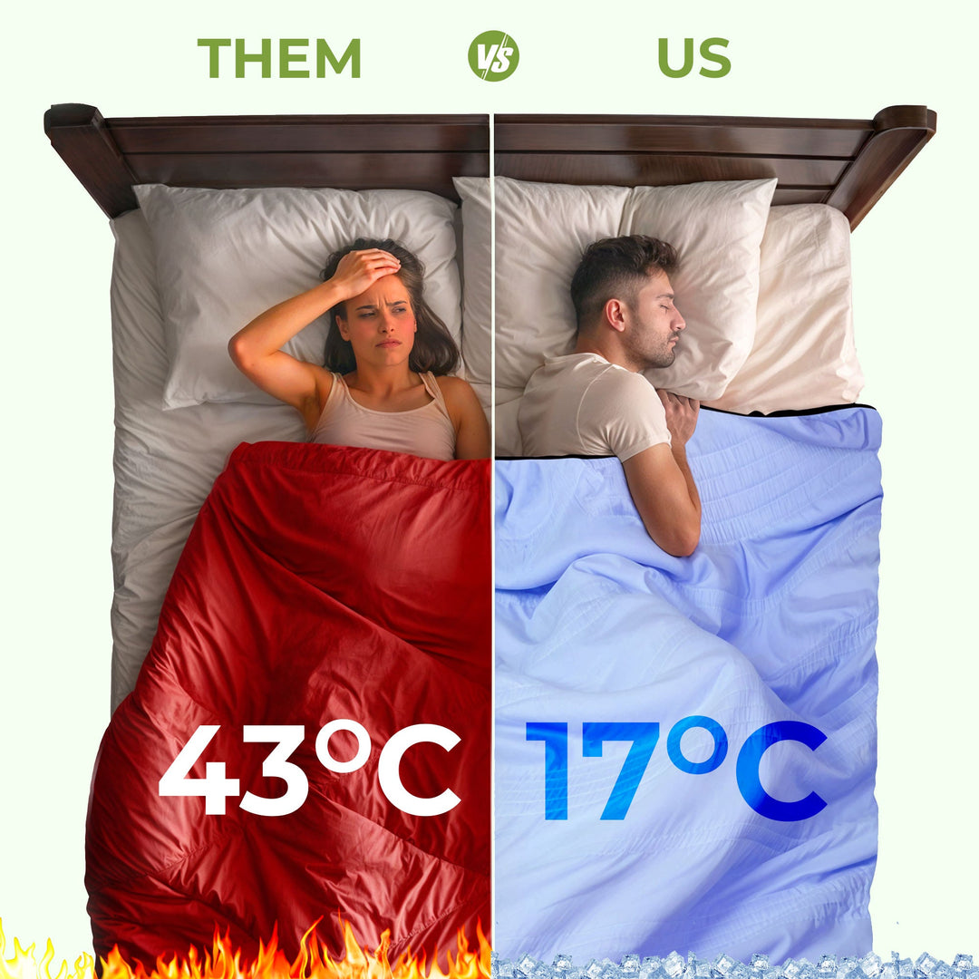 Ice Cooling Summer Blanket in Nylon Blend, Double, Queen and King Sizes | Chill Out Under a Cooling Blanket | Cooling Blankets