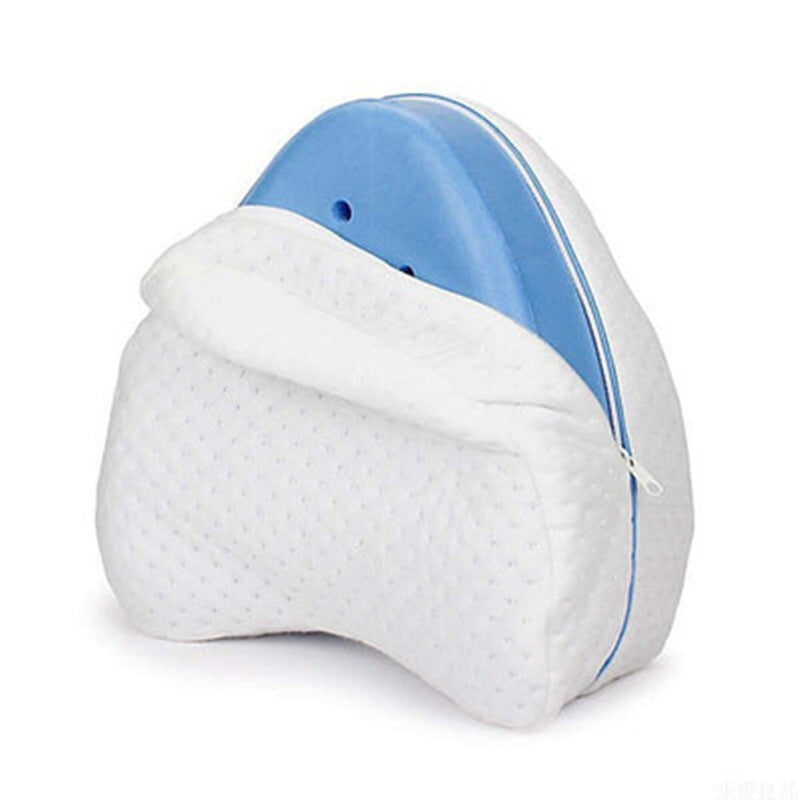 Heart-Shaped Memory Foam Knee Pillow for Better Side Sleeping Alignment | Knee Support That Stays Put | Knee Pillows