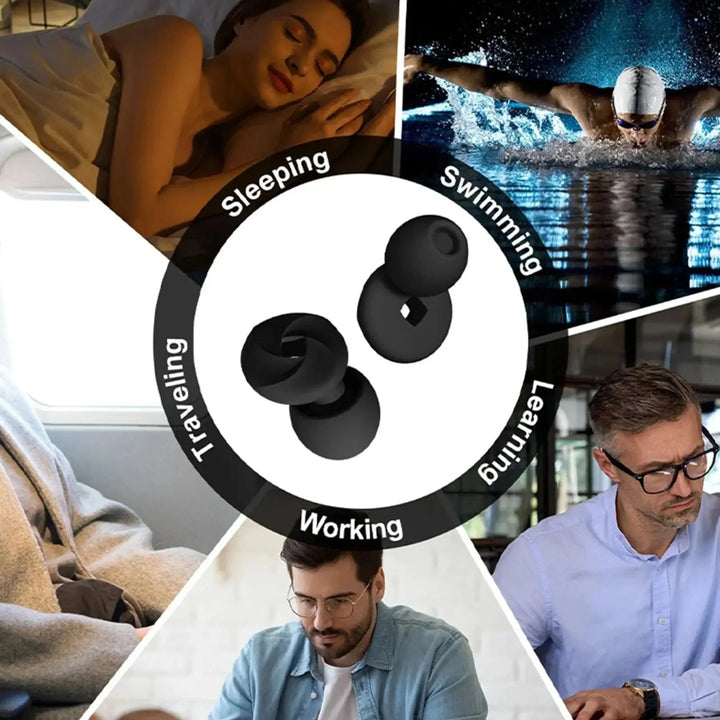 Soft Slow Recovery Foam Sleep Earplugs in Multiple Sizes | Quieter Rest Anywhere | Earplugs