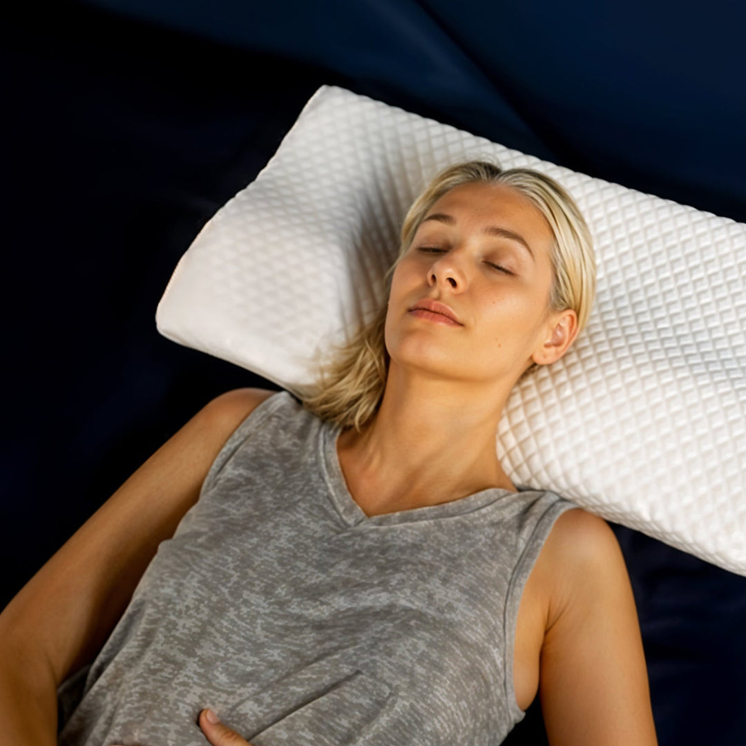 Cervical Pillow with 65-Degree Convex Side Panels for Neck Support | Neck and Shoulder Support | Bed Pillows