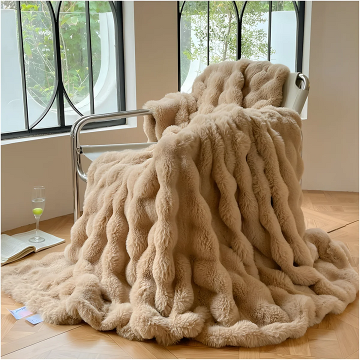 Luxury Soft Fleece Blanket for Home Travel and Car | Compact Fleece Warmth on the Go | Fleece Blankets
