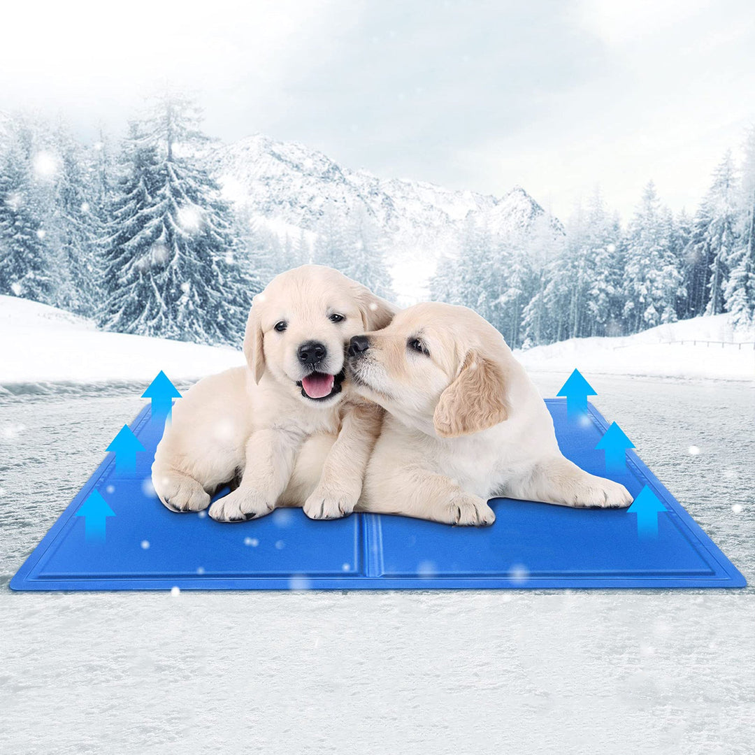 Self-Cooling Gel Pet Mat for Dogs and Cats in Four Sizes | No-Power Cooling Mat for Pets | Pet Cooling Mats
