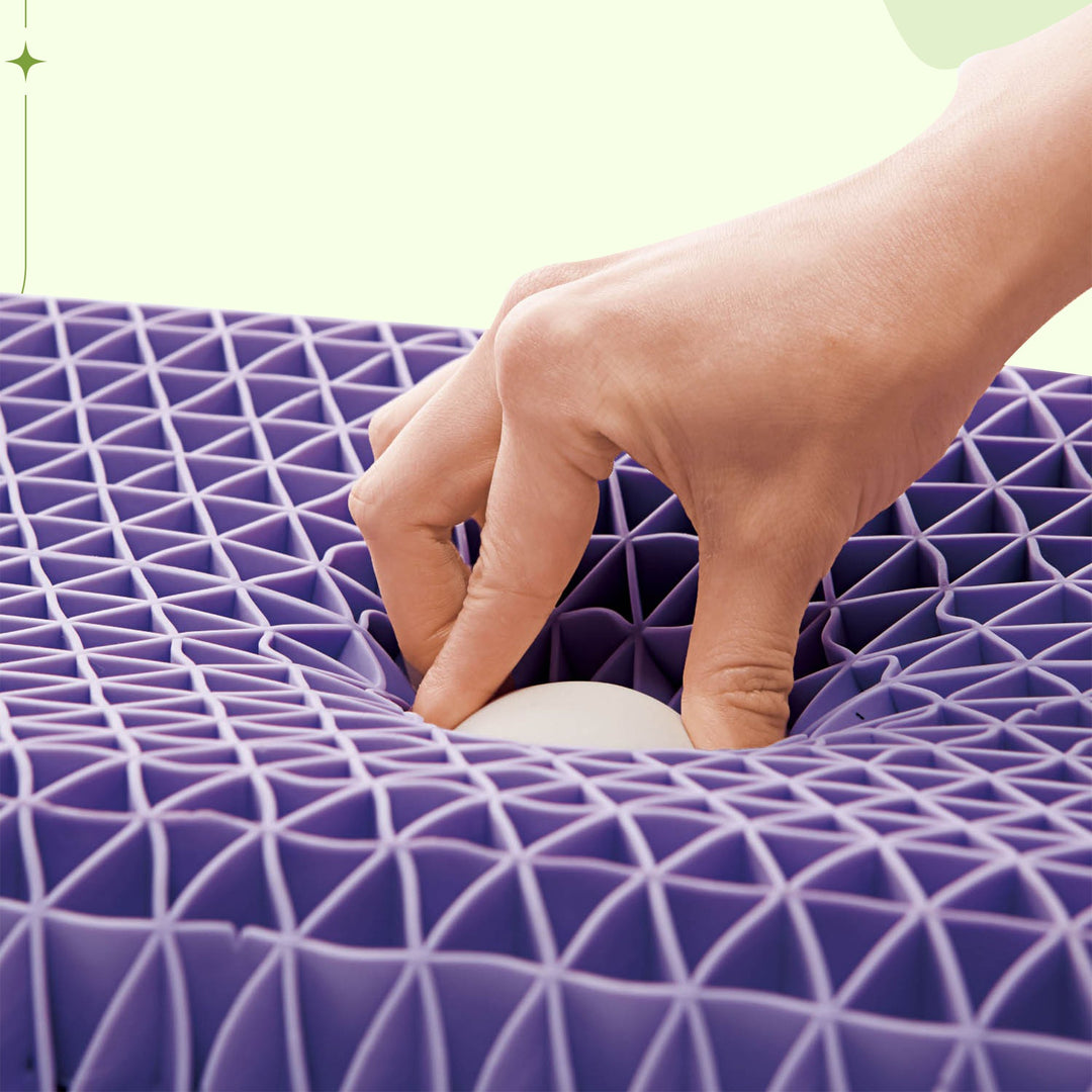 Orthopaedic Pectin Ergonomic Pillow with Optional Pillowcase | Breathable, Hygienic Neck Support | Bed Pillows