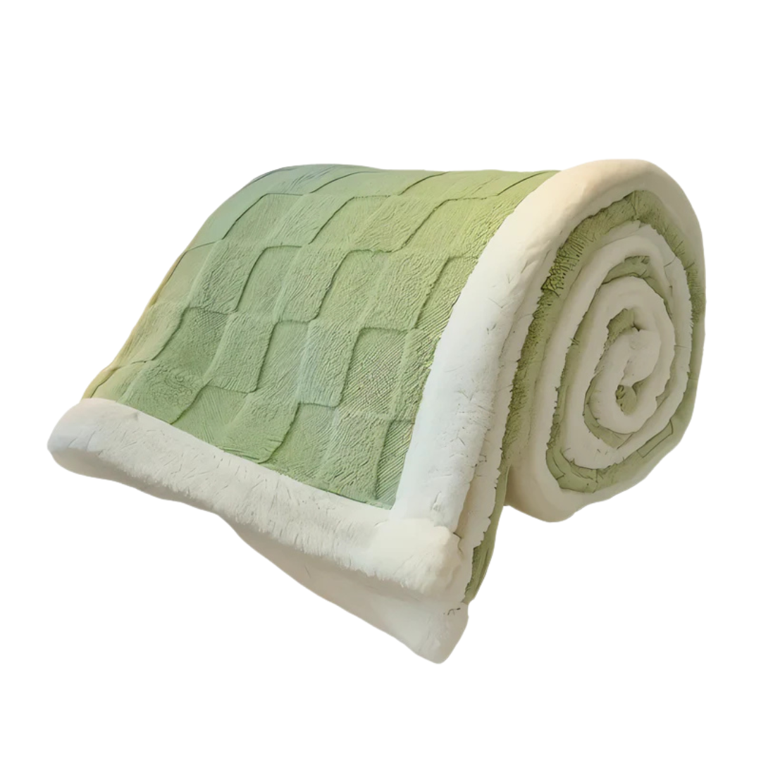 Luxury Double-Sided Fleece and Sherpa Blanket in Six Colours | Fleece and Sherpa Winter Warmth | Fleece Blankets