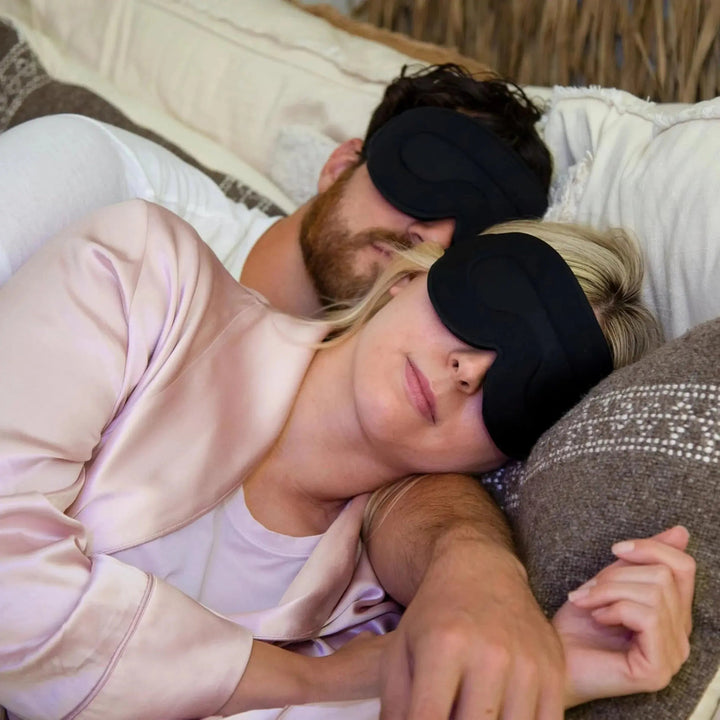 Cooling Hydrogel Sleep Mask with 3D Contoured Eye Design | Cooling Gel Eye Mask for Darkness | Sleep Masks