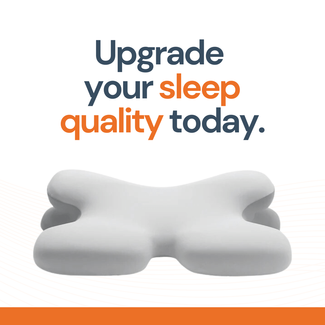 Ergonomic Memory Foam Cervical Pillow in Four Colours | Contoured Neck and Shoulder Comfort | Bed Pillows