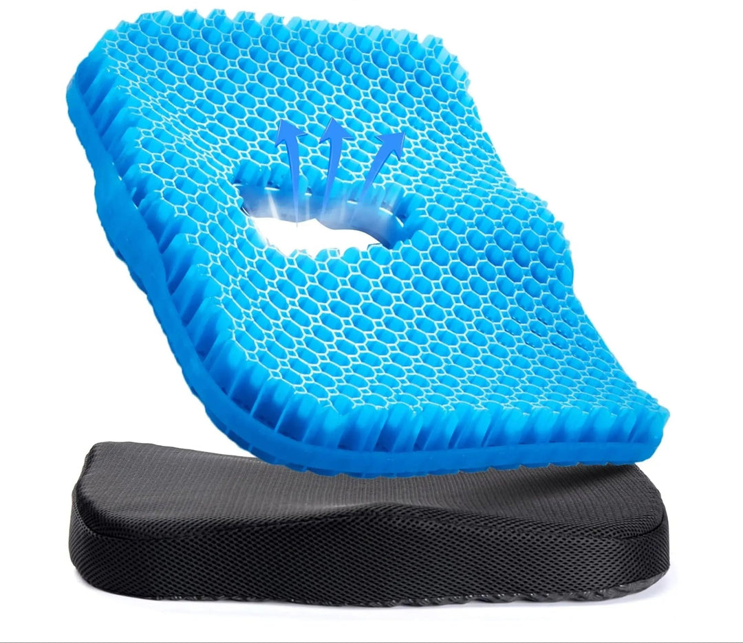 Honeycomb Gel Seat Cushion for Office Chair and Car Seat | Cooler Comfort for Long Sitting | Seat Cushions