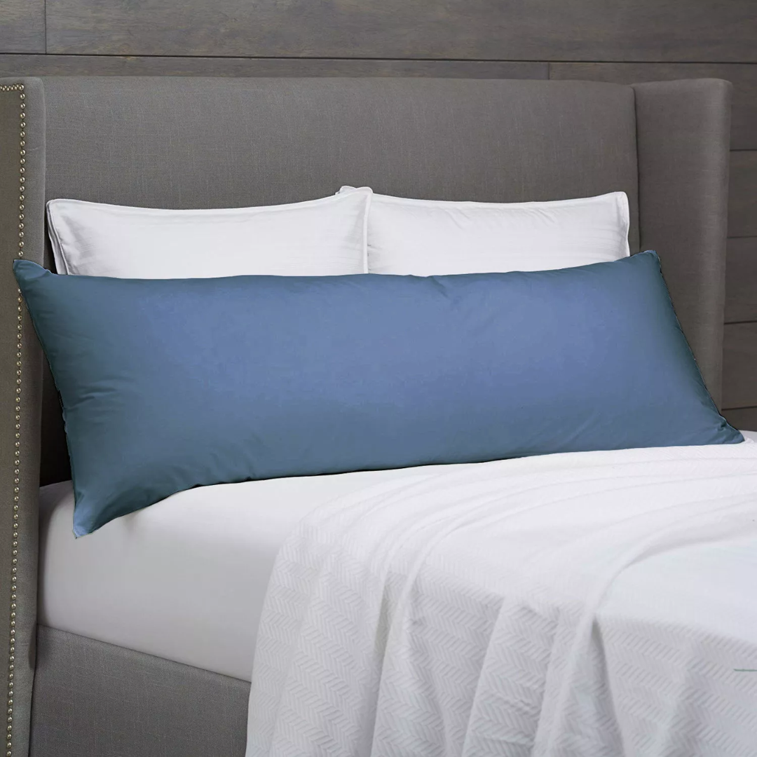 Full Body Support Pillow with Plush Breathable Cover, Pillowcase Optional | Head-to-Toe Pillow Comfort | Body Pillows