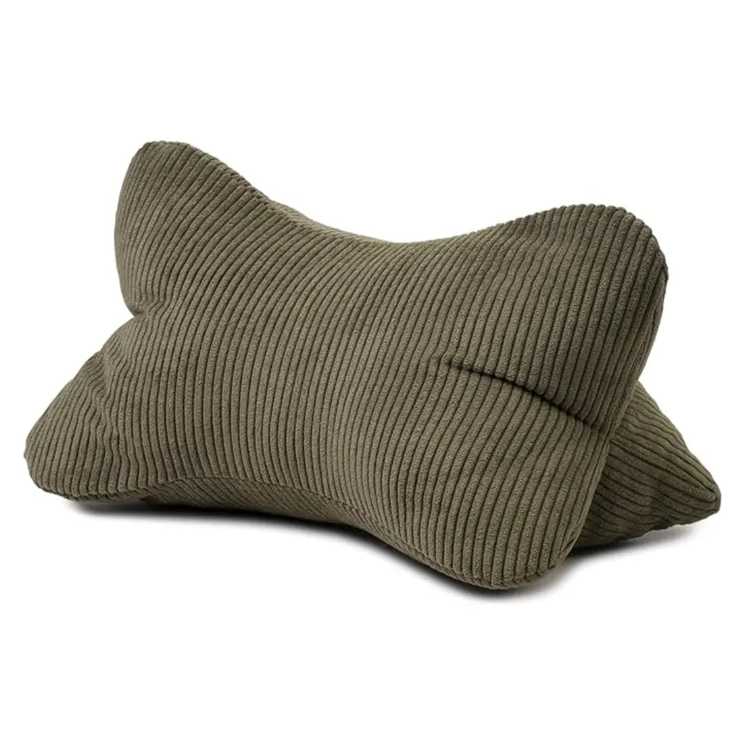 Lounge Bolster Cushion with Structured Back Support for Bed and Sofa | Structured Back Support for Lounging | Bed Rest Pillows
