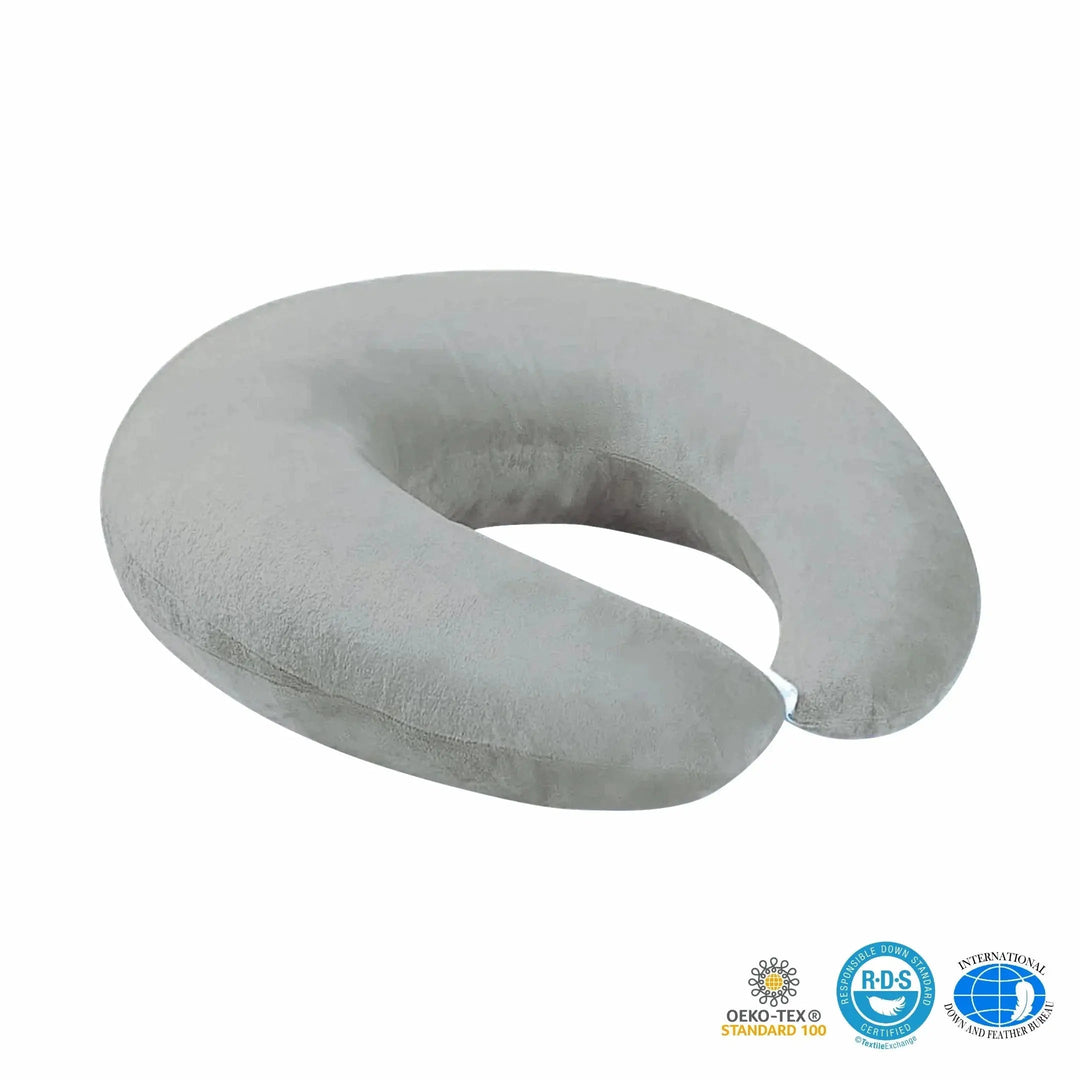 U-Shaped Lap Gaming Pillow with Arm Support and Velvet Cover | Soft Rest for Arms and Elbows | Support Pillows