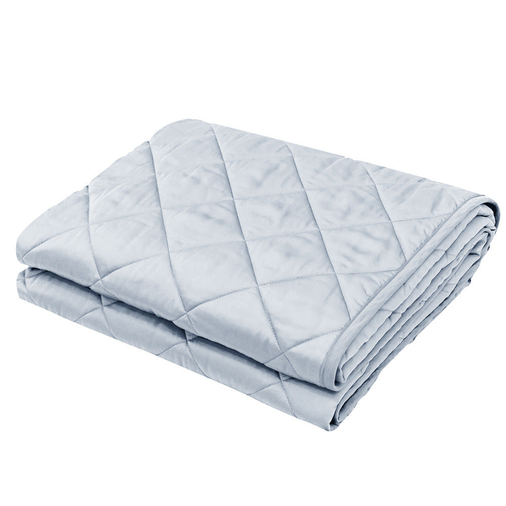 Reversible Quilted Blanket with Two Looks, Machine Washable, Five Colours | Two Looks, One Quilted Blanket | Throw Blankets