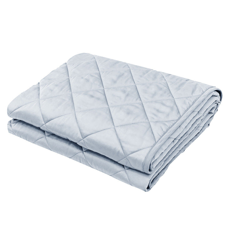 Reversible Quilted Blanket with Two Looks, Machine Washable, Five Colours | Two Looks, One Quilted Blanket | Throw Blankets