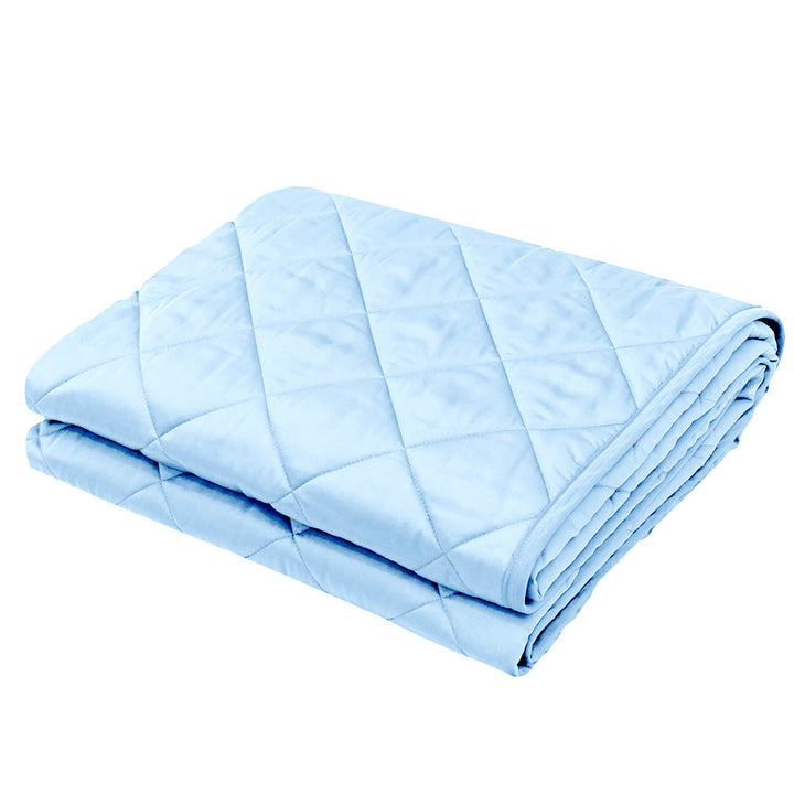 Reversible Quilted Blanket with Two Looks, Machine Washable, Five Colours | Two Looks, One Quilted Blanket | Throw Blankets