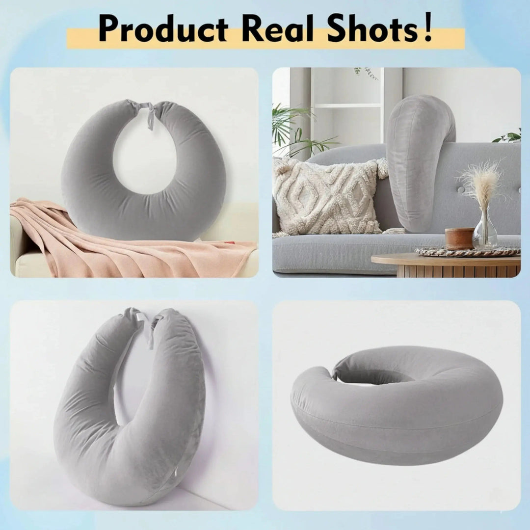 U-Shaped Gaming Pillow with Ergonomic Arm Support | Relaxed Gaming Comfort | Support Pillows