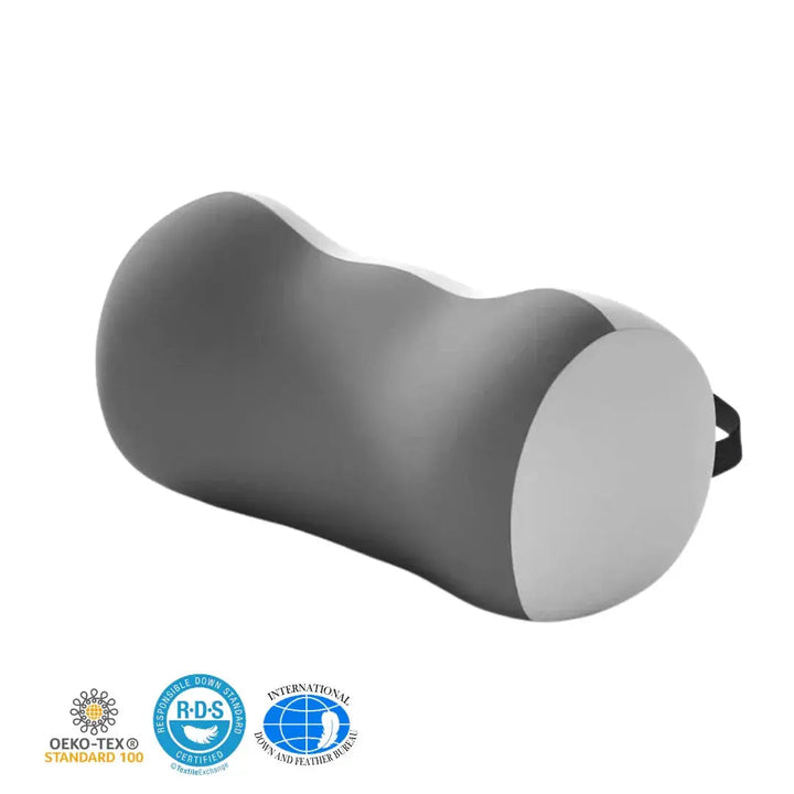 Memory Foam Neck Support Cushion with Curved Side Wings | Shaped Rest for Sofa, Bed and Travel | Neck Pillows