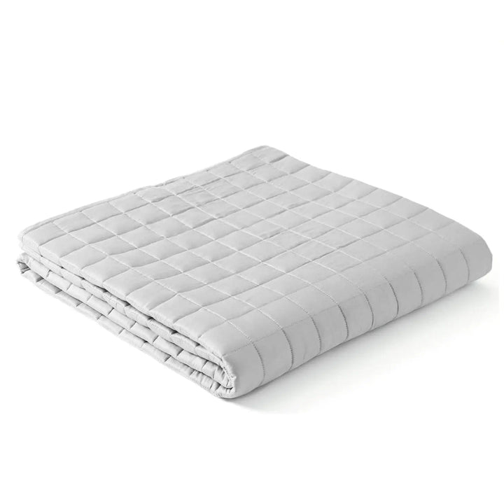 Weighted Cooling Blanket with Glass Beads and Microfiber Shell, Machine Washable | Even Weight, Cool Comfort | Weighted Blankets
