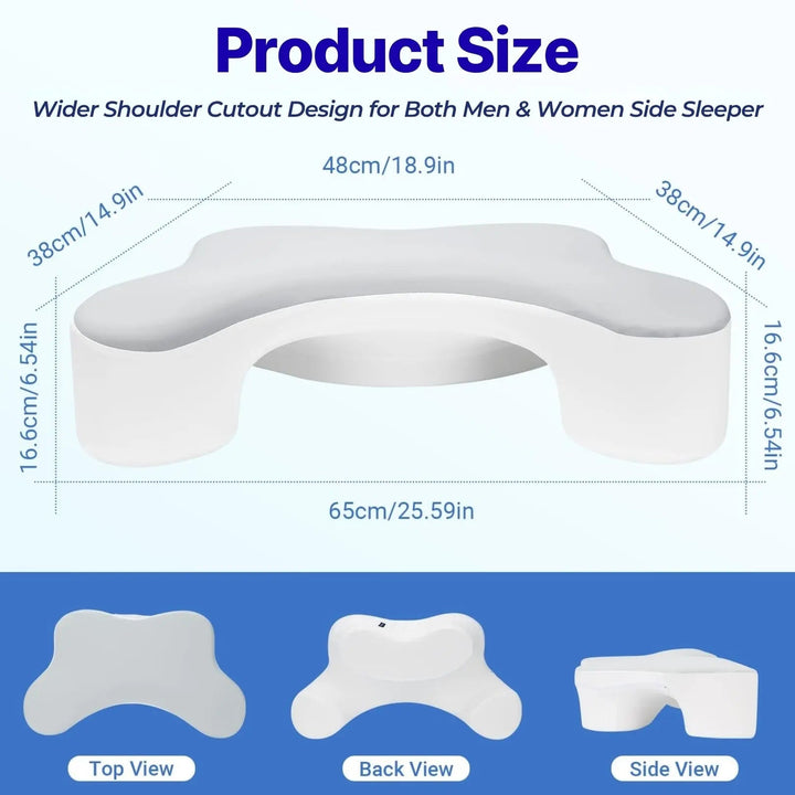 Cradling Arm Pillow for Side Sleeping Comfort in Four Colours | A Home for Your Lower Arm | Arm Pillows