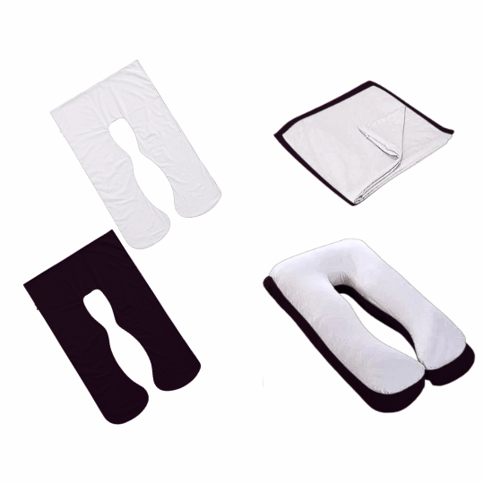 Soft Breathable Cotton Full Body Pillowcase to Fit 150 x 80 cm Body Pillows | Soft Cotton Cover for Body Pillows | Pillowcases