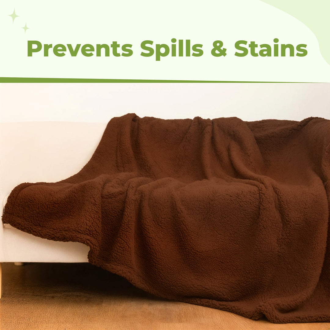 Waterproof Bed Blanket with Soft Surface in Four Sizes | Protect Your Bedding From Spills | Waterproof Blankets