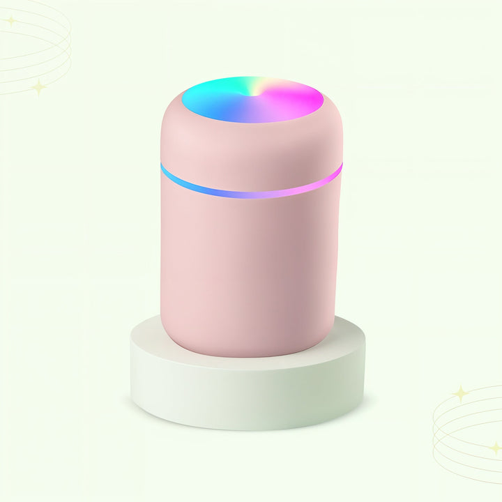 Portable Cool Mist Aroma Diffuser Humidifier with LED Night Light | Cool Mist and Soft Glow | Humidifiers