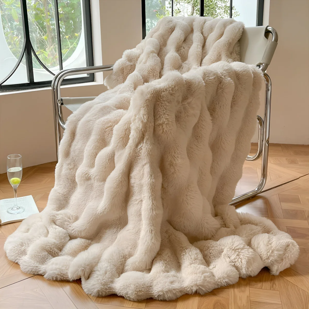 Luxury Soft Fleece Blanket for Home Travel and Car | Compact Fleece Warmth on the Go | Fleece Blankets