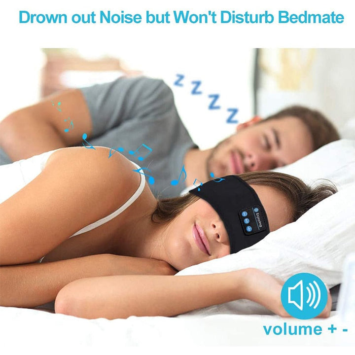 Bluetooth Sleep Headphones Headband with Flat Speakers for Side Sleepers | Soft Headband With Flat Speakers | Sleep Masks
