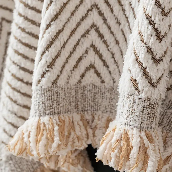 Herringbone Stripe Non Slip Water Resistant Sofa Cover, 71 Inch Wide | Non Slip Herringbone Stripe Cover | Sofa Covers