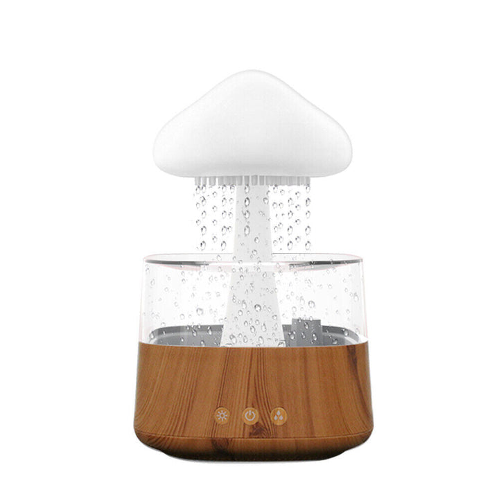 Cloud Rain Drop Humidifier and Oil Diffuser with Night Light and Rain Sound | Rainfall Calm for Your Bedroom | Night Lights
