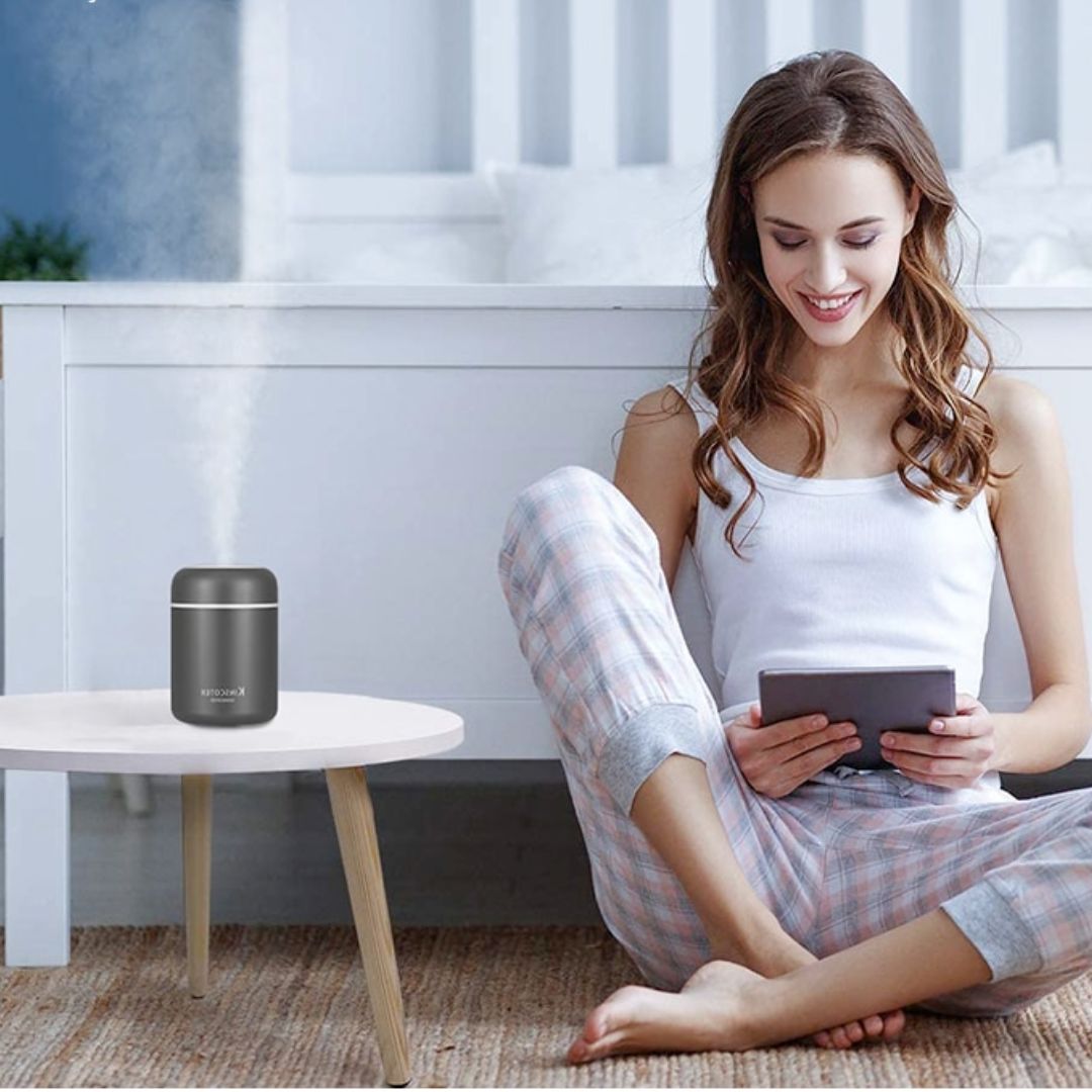 Mini USB Cool Mist Humidifier for Desk, Car and Bedside | Portable Cool Mist Wherever You Are | Humidifiers