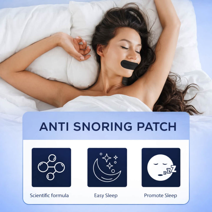 Breathable Sleep Strips with Gentle Adhesive in Pink or Black | Breathable Strips for a Calmer Evening | Sleep Accessories