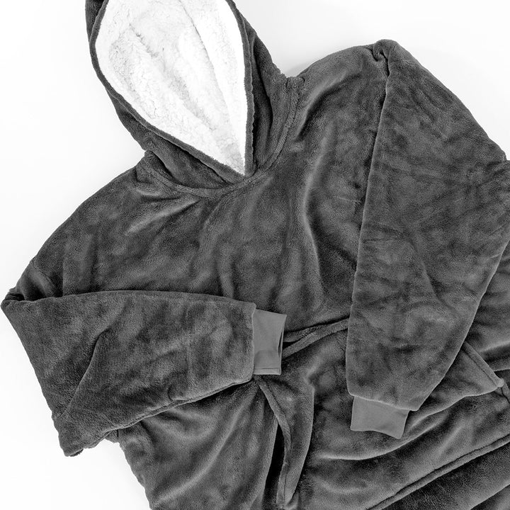 Oversized Hooded Wearable Blanket with Front Pocket, One Size | Hooded Blanket With a Pocket | Wearable Blankets