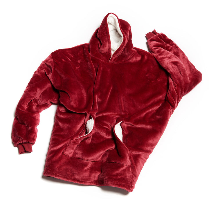Oversized Hooded Wearable Blanket with Front Pocket, One Size | Hooded Blanket With a Pocket | Wearable Blankets
