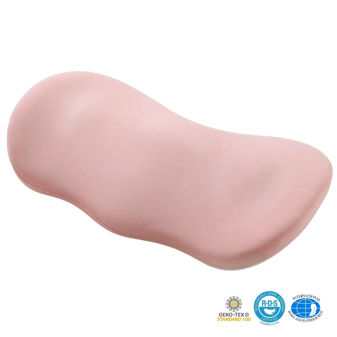 Ergonomic Memory Foam Lumbar Support Cushion for Bed, Car and Sofa | Back Support Anywhere You Sit | Lumbar Pillows