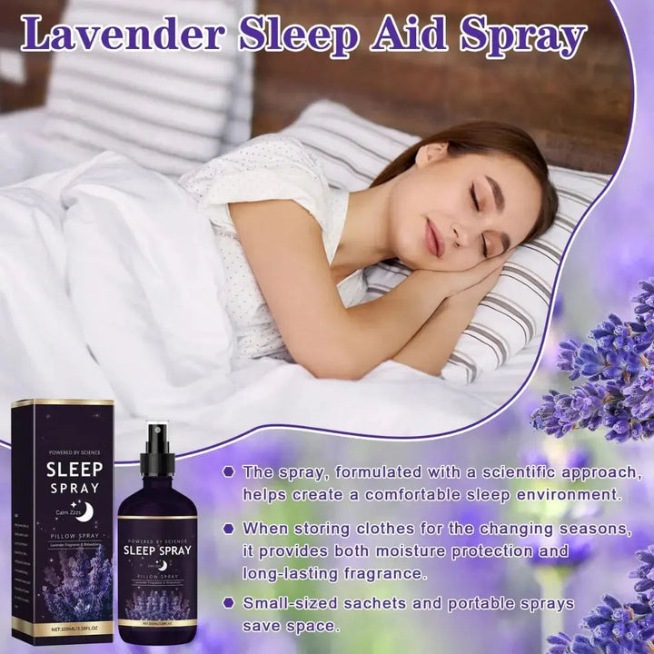 Lavender Pillow Spray with 100ml Fine Mist Bottle for Bedtime | Fine Mist Lavender for Pillows | Sleep Sprays