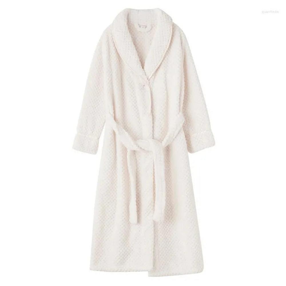 Unisex Fleece Winter Bathrobe with Pockets in Soft Plush Fabric | Warm Fleece for Cold Mornings | Robes