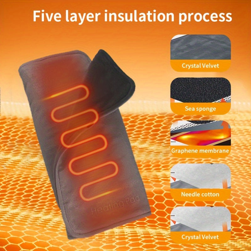 USB Powered Heated Blanket with Timer and Overheat Protection | Safe USB Warmth for Cold Days | Heated Blankets