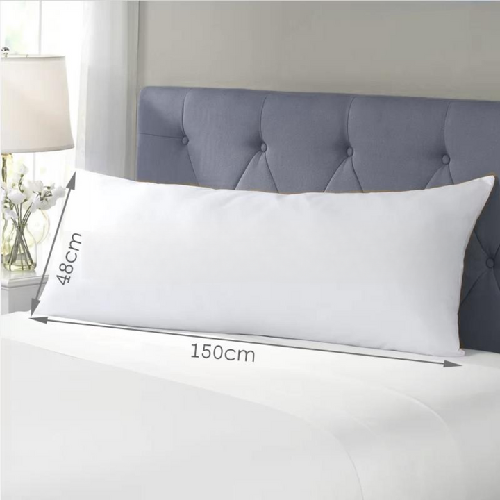 Full Body Support Pillow with Optional Pillowcase in Five Colours | Long-Lasting Full Body Support | Body Pillows